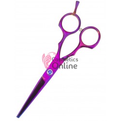 Foarfeca de coafor pentru Tuns Indigo Curcubeu de 5,5 uz Profesional Cod 01180, usor zgariata